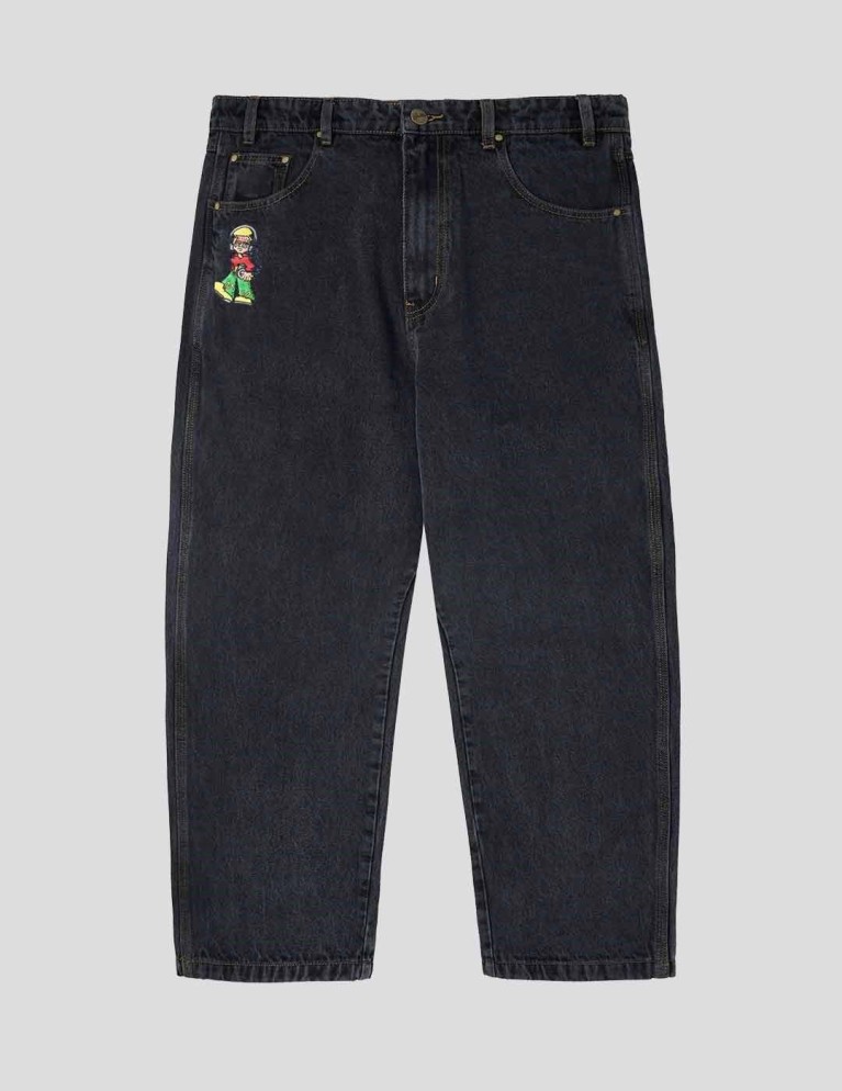 Pantalón BUTTER GOODS bass denim pants washed black